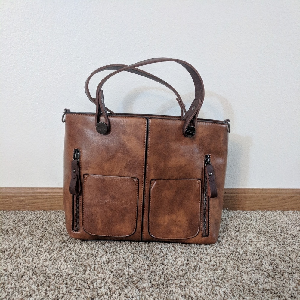 Ivy and Fig Faux Leather Purse
